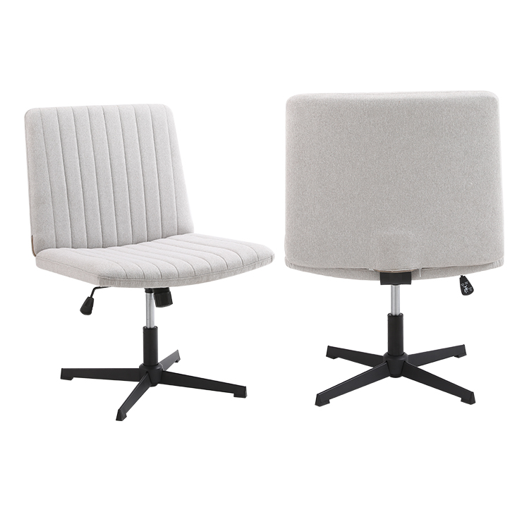 Cross chair with wheels
